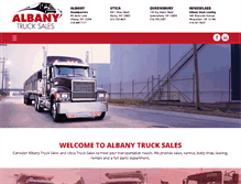 Tablet Screenshot of albanytrucksonline.com